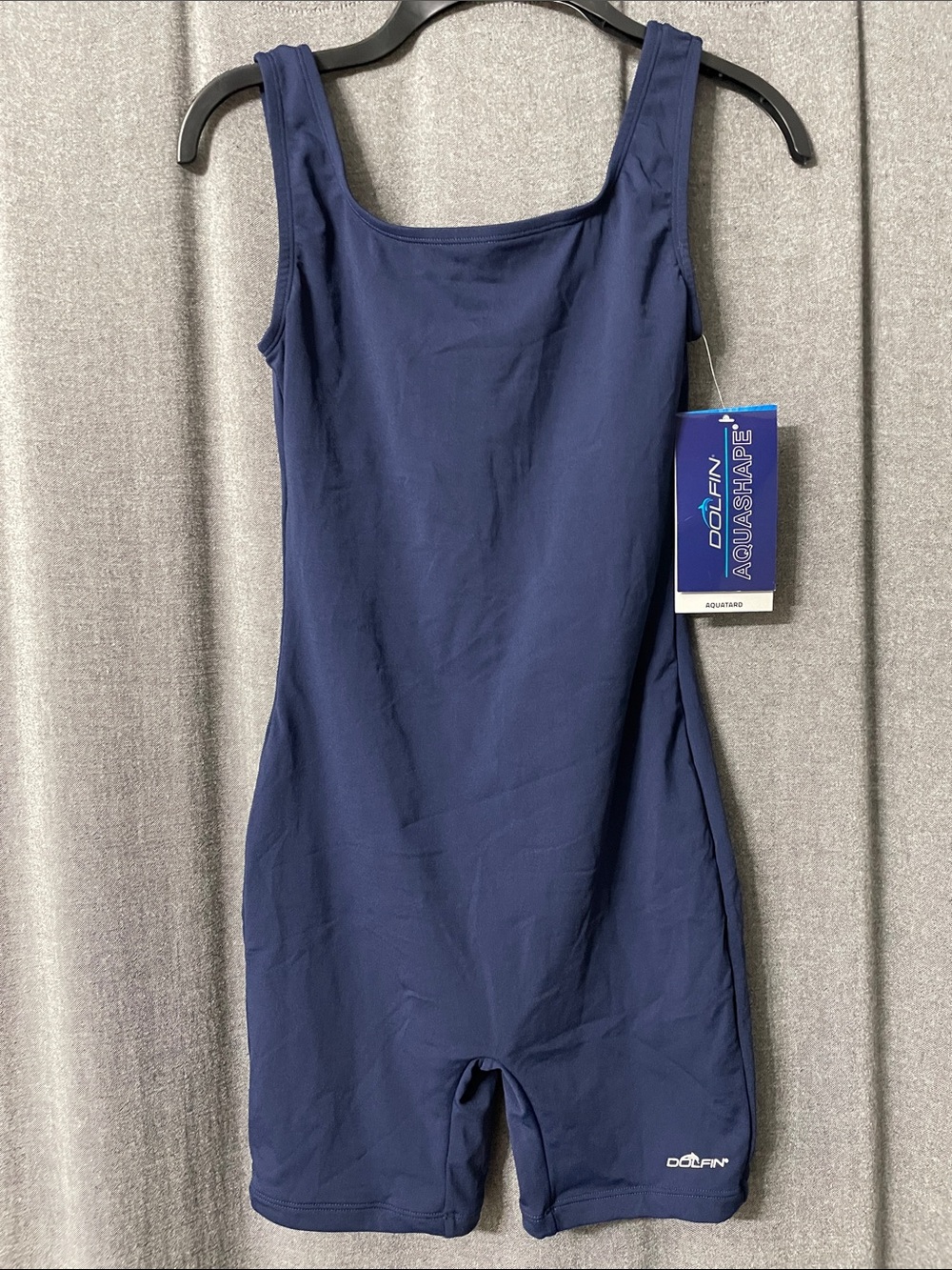 Dolfin Navy Blue Women's Navy Aquashape Aquatard One-Piece Swim